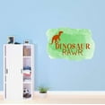 thumbnail image 2 of Dinosaur Rawr Prehistoric Watercolor Dinosaur wall Design Wall Art Sticker Designs Vinyl Stickers For Home House Walls Rooms Windows Bedroom Decoration Size (20x20 inch), 2 of 3