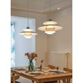 thumbnail image 5 of Lámpara colgante de combinación simple, moderna y creativa, lámpara de mesa de bar OVNI, lámpara de restaurante occidental de diseñador danés, 5 of 5