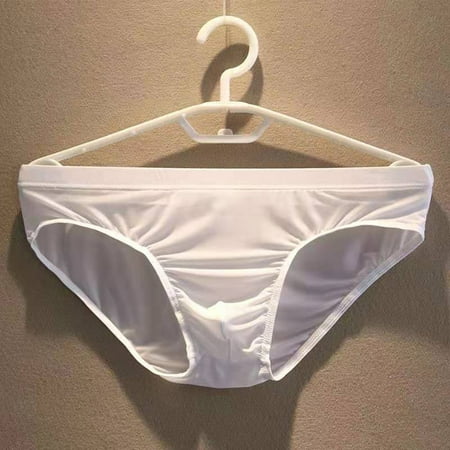 

DISHAN Men Panties Daily Wear Solid Color Stylish Seamless Quick Dry Underpants Underwear