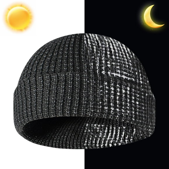 Reflective Beanie Beanie 2.0-Unisex Knitted Hat Stay Warm And Visible