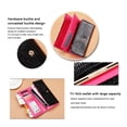 thumbnail image 5 of TAZAG Women's Long Wallet Genuine Leather Wallet Multiple Card Slots Large Capacity Zipper Mobile Wallet, 5 of 7