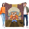 thumbnail image 1 of Sam el de Yosemite anti-pilling, suave, ligera, esponjosa y acogedora de lujo para hogar y cocina – Perfecta para niños y adultos,120X80cm, 1 of 6