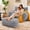 Gray, variant on LaoGeoRon Bean Bag Chair with Footrest, High-density Shredded Foam-filled Bean Bag Sofa with Armrests, Removable and Washable Cover, Suitable for Living Rooms and Bedrooms, Gray