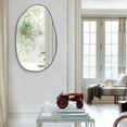 thumbnail image 6 of RACHMADES Irregular Wall Mirror, 33.5"×20.5" Asymmetrical Mirror,  Bathroom Mirror Large Vanity Mirror for Wall Decor Mirror, 6 of 10