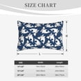 thumbnail image 6 of Naloa Shark Pillowcase, Throw Pillowcase, Wrinkle-Free, Stain-Resistant with Hidden Zipper for Bedroom Sofa - 16"x24", 6 of 9