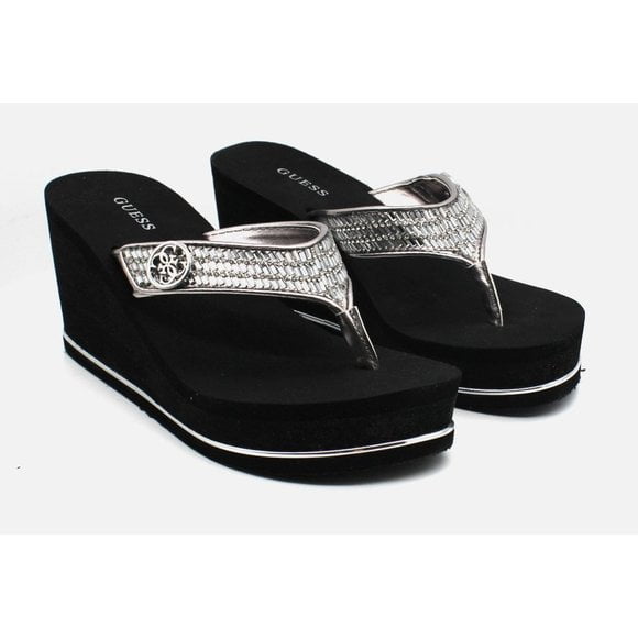 sarraly eva logo wedge sandals