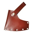 thumbnail image 4 of Funda para cabeza de hacha, funda para cabeza de hacha, carpintería, seguridad para acampar, cubierta para hacha protectora para exteriores, funda Marrón, 4 of 8