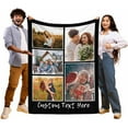 thumbnail image 3 of Personalized Blankets and Throws Photo Blanket Customized Using My Own Photos Customized Blanket Collage Blanket Customized, 3 of 6