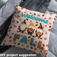 thumbnail image 2 of jejeloiu Colorful Cartoon Gnome Fabric by the Yard 2 Yards,Pumpkin Pine Cone Room Decor Fabric by the Yard,Autumn Leaves Maples Fabric for Sewing For Girls Boys,Ultra Soft Home Decor, 2 of 6