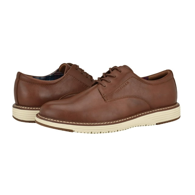 Zapatos Tommy Hilfiger Hiday Oxford para hombre, color coñac 210, talla 13