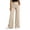 Khaki, variant on hoksml Pants for Women, High Waisted Wide Leg Dress Pants, Casual Work Trousers with Pockets