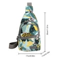 thumbnail image 3 of Bolso Bandolera Bolso cruzado para mujer Bolso de pecho a la moda Bolso de cintura en el pecho Monedero (jungla urbana) Ehuebsd Para Estrenar, 3 of 3