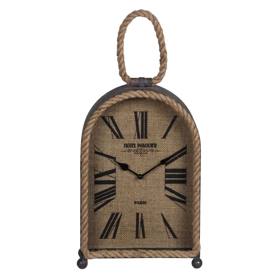 Antique Table Clock with Rope