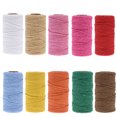thumbnail image 3 of Hearth & Gear 328ft Long Macrame Yarn 2 Mm Thickness In Great Colours (2 Mm (100 M)) Handmade Diy Colored Rope Woven Binding Rope Tapestry Decorative Materials Rope Rope Craft Storage Cabinet, 3 of 3