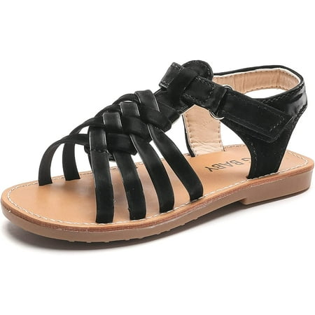 

Girl Summer Cute Wrap Toe Toddler Soft Flower Flat Beach Sandal Shoes