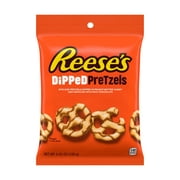 Reese's Milk Chocolate Peanut Butter Candy Dipped Pretzels, Bag 4.25 oz