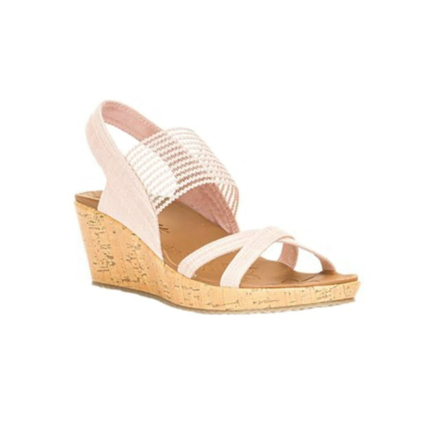 Sandalia con cuña Skechers Cali Beverlee-High Tea para mujer