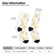 thumbnail image 2 of Rateoe Snake And Cactus for Women Casual Calf Socks - Cute Crew Socks - Thin Soft Above Ankle Socks Size 5-11, 2 of 6