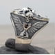 thumbnail image 4 of Memento Mori Skull Sterling Silver Ring, 4 of 5