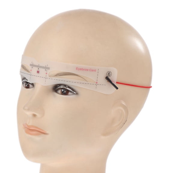 12Pcs Silicone Eyebrow Stencils Makeup Eyebrow Drawing Guide Card Template DIY Makeup Accessories