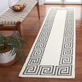 thumbnail image 2 of SAFAVIEH Metro Ivonette Bordered Runner Rug, Ivory/Grey, 2'3" x 9', 2 of 8