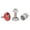 Red, variant on Riousery Bicycle Headset Compression Plug Front Fork Steerer Top Cover Expander Mountain Road Bike, 1 1/8 in 28.6mm, 1.2 in / 31.7 mm Diameter, Blue