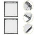 thumbnail image 1 of KONTONTY 3pcs Light Switch Cover Grey ABS Childproof Self-adhesive Design for Bedrooms, 1 of 8