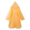thumbnail image 4 of AWZXDE Disposable Portable Thickened Loose Rain Poncho for Men and Women, Multifunctional Casual Wear for Rainy Days Orange,One Size, 4 of 4