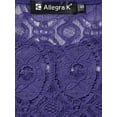 thumbnail image 7 of Allegra K Women's Sleeveless Semi Sheer Yoke Floral Lace Mini Flare Dress, 7 of 7