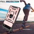 thumbnail image 3 of For Google Pixel 6 Case with Screen Protector,  Shockproof with 360° Kickstand [Military Grade] Protective Case for Google Pixel 6, Rose Gold, 3 of 11