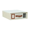 thumbnail image 4 of Organizador de ropa de cama con cremallera, caja de almacenamiento plegable, contenedor organizador de ropa de cama para beige, 4 of 9