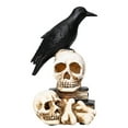 thumbnail image 1 of Yeacher Simulation Street Lamp Haunted House Decoration Glowing Skull Light Lantern Party Prop, 1 of 8