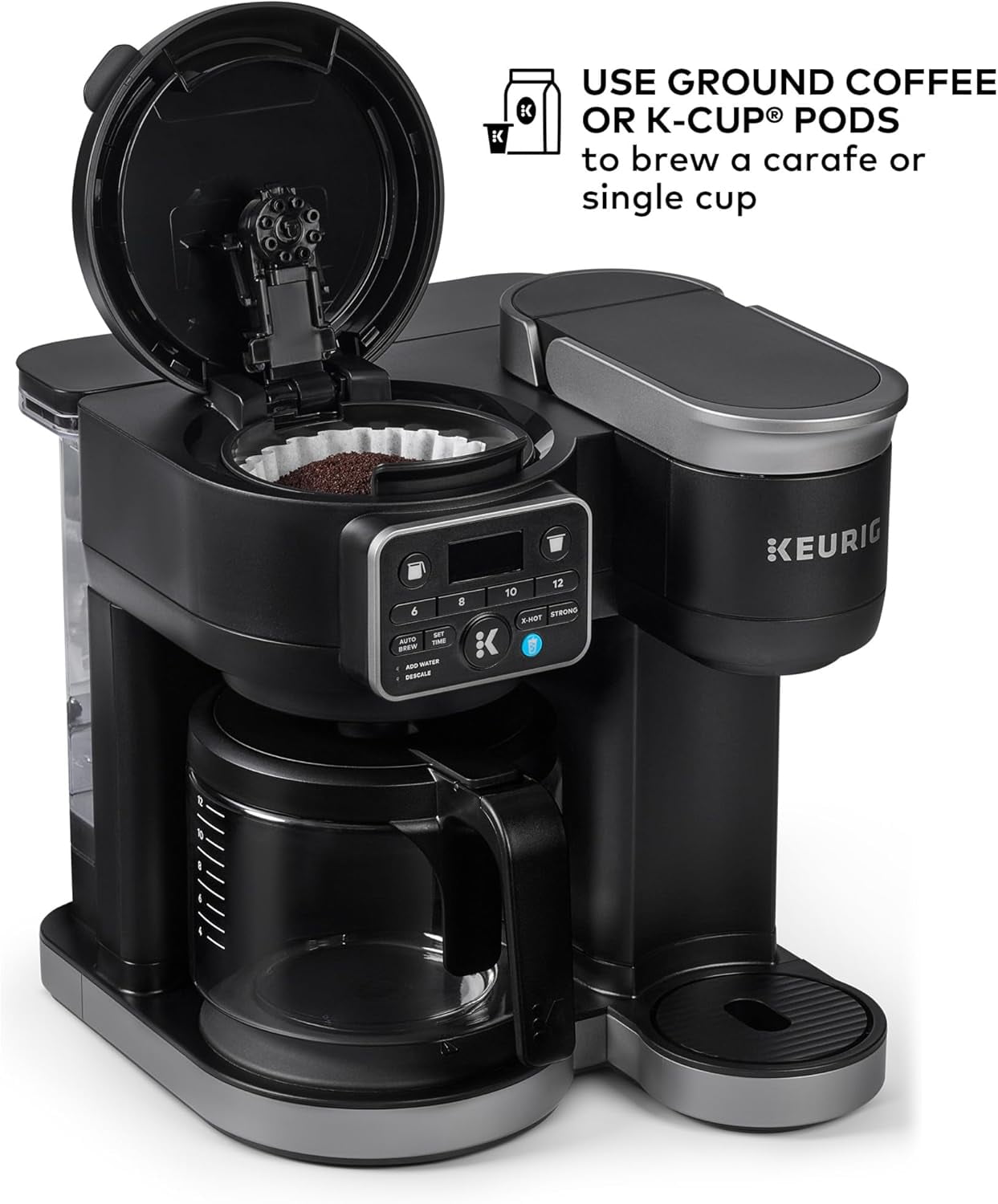 Keurig K Duo Gen 2 Hot Iced Single Serve Carafe Coffee Maker Walmart