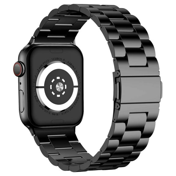 Apple Watch Band 42/44/45mm Stainless Steel Milanese Loop Bracelet for Series SE/8/7/5/4/3/2/1Sport Edition - Black