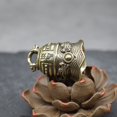 thumbnail image 3 of Feimier Copper Donghuang Bell Head Small Ornament Feng Shui Decorations Keychain Pendant, 3 of 11