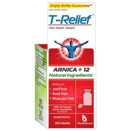 T-Relief Joint, Muscle & Back Pain Relief Tablets, 100 (Best Over The Counter For Joint Pain)