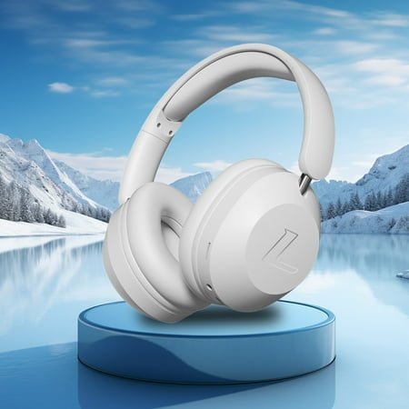 Ywuzuh Wireless Headphones with Microphone Lightweight Folding Deep Bass for Cell Phones Laptop Computer