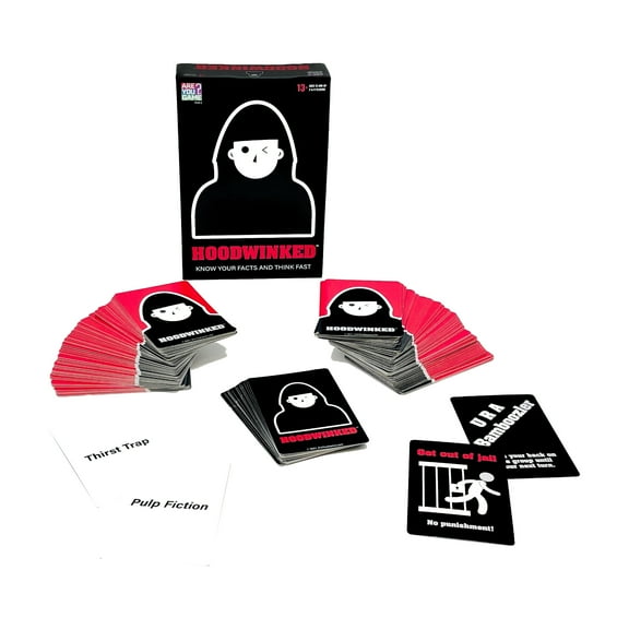 Hoodwinked - Know Your Facts and Think Fast Educational Card Game, by AreYouGame.com