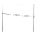 thumbnail image 3 of Nexel AHR36C Nexel Chrome Hanging Rail 36"W, Silver, 100 Lbs Capacity, 3 of 5