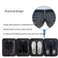 thumbnail image 3 of 2 Pack Small Boot Tray and Shoe Tray, 13.8"x10.8" Waterproof Non-Slip Mat for Entryway, Indoor Outdoor Use, Multi-Purpose Tray for Plants, Black, 3 of 7