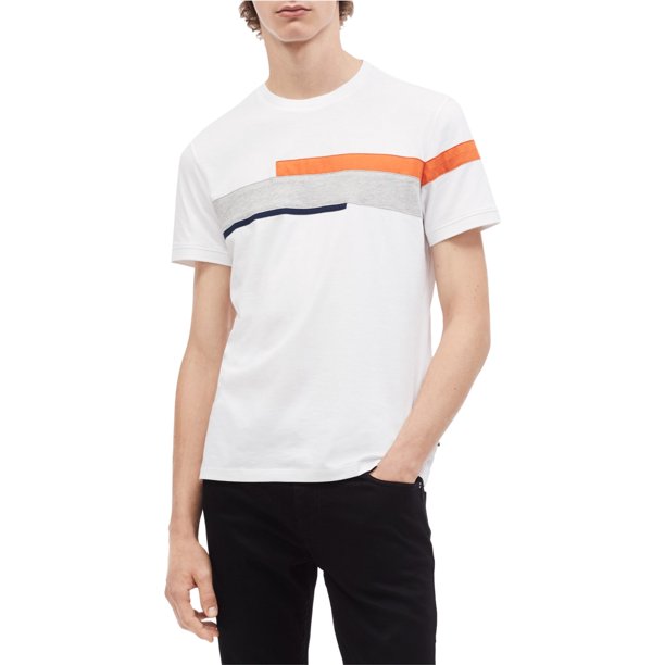 Camiseta Calvin Klein con adornos de fin de semana Hombre Blanca Grande