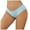 Blue, variant on COMVALUE Seamless Underwear for Women, Low-Rise Hipster Wave Edge Bikini Panties, No-Show Cheeky Style (Blue, XL)