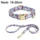 thumbnail image 2 of Collar para perro niña, lindo collar floral para perro con lazo de flor desmontable y correa a juego, 2 of 5