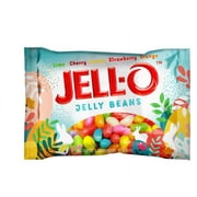 Jell-o Jellybeans - Lime, Cherry Berry Blue, Strawberry and Orange, 12 oz Bag