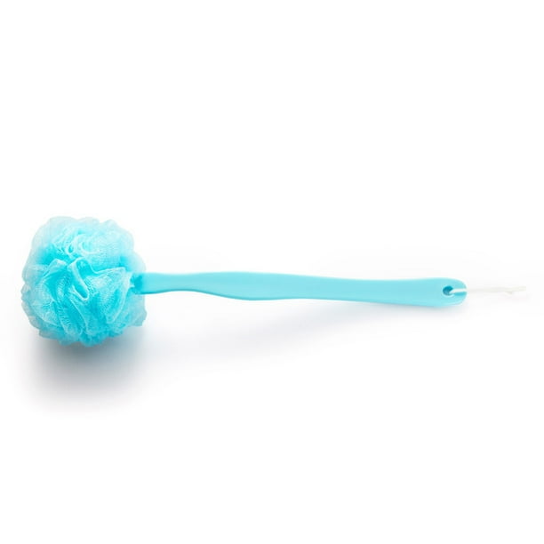 Happon Loofah on a Stick, Loofah Back Scrubber for Shower, Bath Sponge
