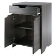thumbnail image 2 of Winsome Wood 16326 Nova 1-Drawer Storage Cabinet, Charcoal, 2 of 6
