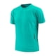 thumbnail image 5 of Blusas y camisas de manga corta con cuello redondo para niños, camiseta de verano de color liso con cuello redondo y mangas cortas, top de poliéster para niños., 5 of 6