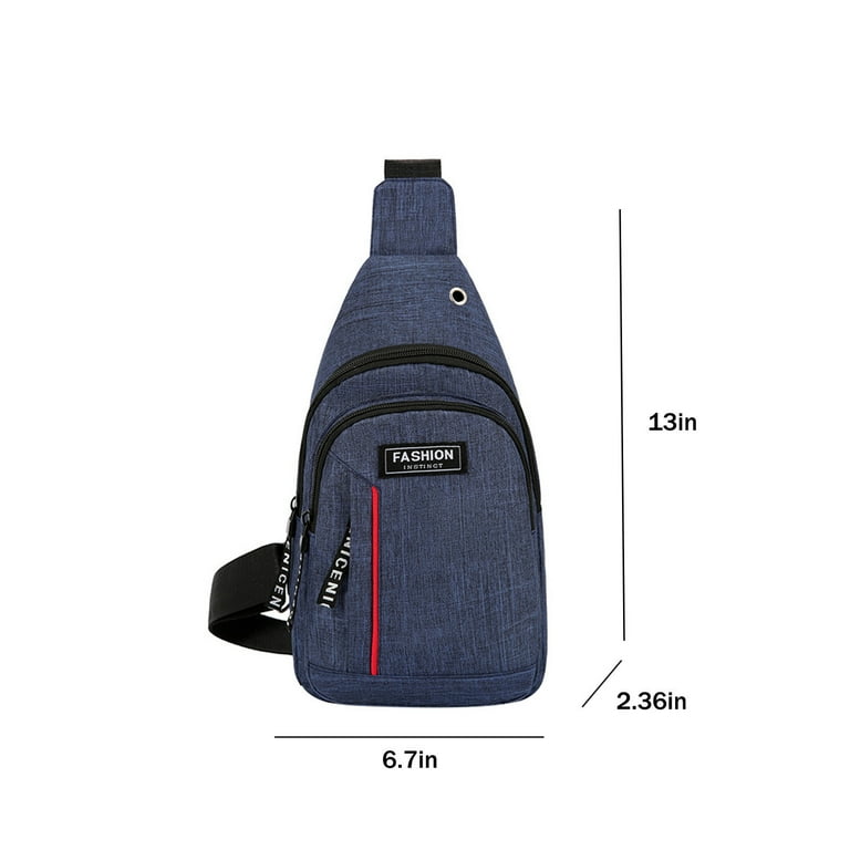 Order Mens Waist rectangle Bag Single Genuine Leather Shoulder Chest Bag Sling Bag Cross body bag Backpack Outdoor Sports Riding Cycling Front Bag