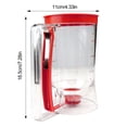 thumbnail image 6 of OIUR Pancake Batter Dispenser BPA-Free Cupcake Batter Funnel Pancake Maker with Measuring Label Easy Pour Baking Supplies, 6 of 7