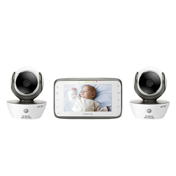 Motorola Mbp854connect 2 Dual Mode Baby Monitor With 2 Cameras And 4 3 Inch Lcd Parent Monitor And Wi Fi Internet Viewing Walmart Com Walmart Com